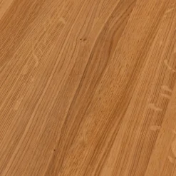 Table Basse*alinea Table basse ronde en chêne et rotin D90cm - Bois clair