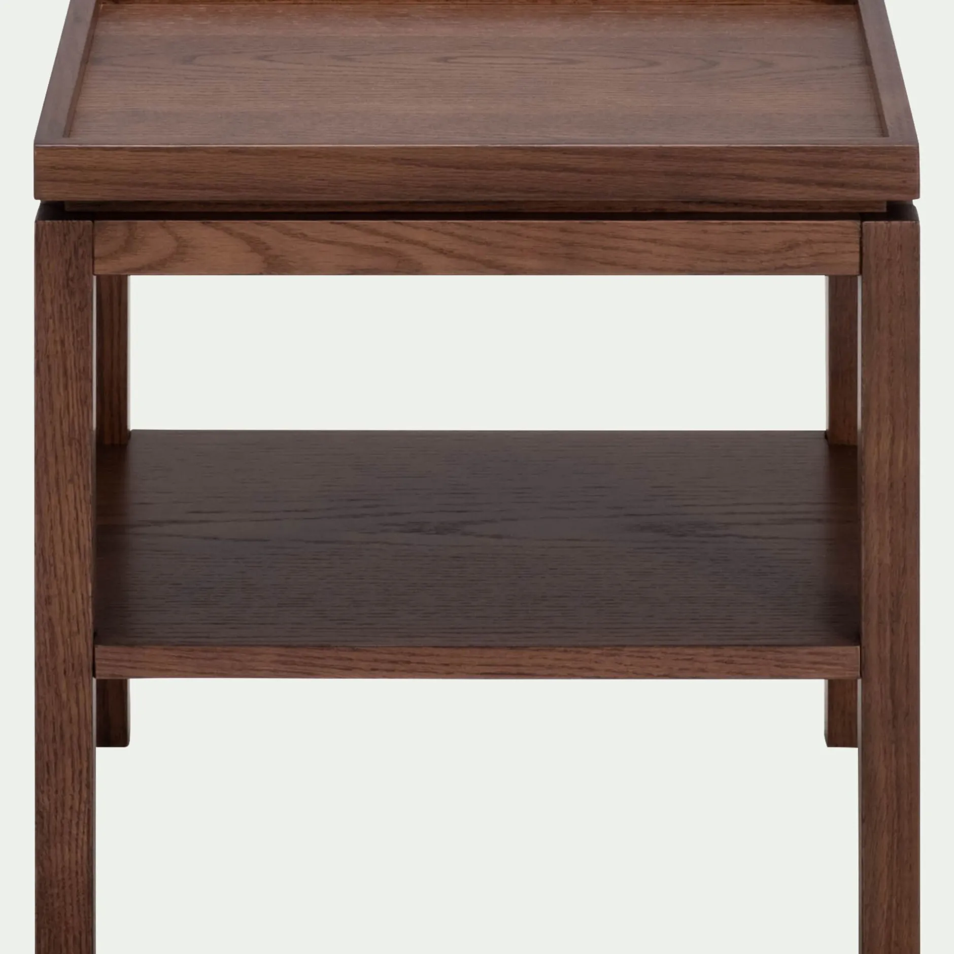 Table De Chevet*alinea Table de chevet en chêne L45xl35xH45cm - Bois foncé