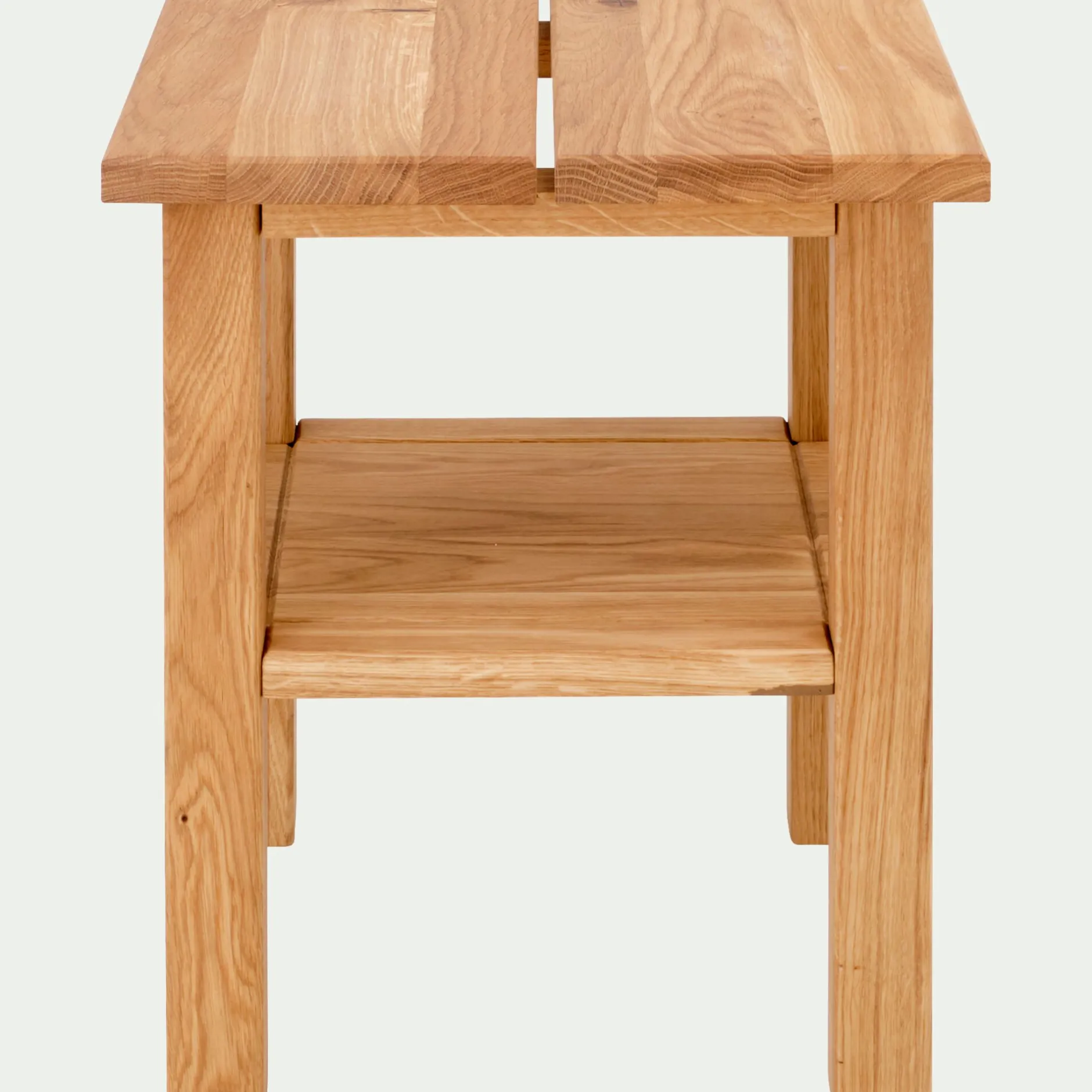 Table De Chevet*alinea Table de chevet en chêne massif 1 tablette - Bois clair