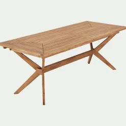 Table De Jardin*alinea Table de jardin extensible en acacia huilé - (10 à 12 places) Bois clair