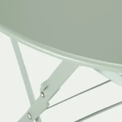 Table De Jardin*alinea Table de jardin pliante en acier - olivier (2 places) Vert