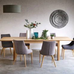 Table Extensible|Table De Salle À Manger*alinea Table de repas extensible en bois - (8 à 12 places) Bois clair