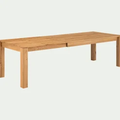 Table Extensible*alinea Table de repas extensible en chêne - (8 à 12 places) Bois clair