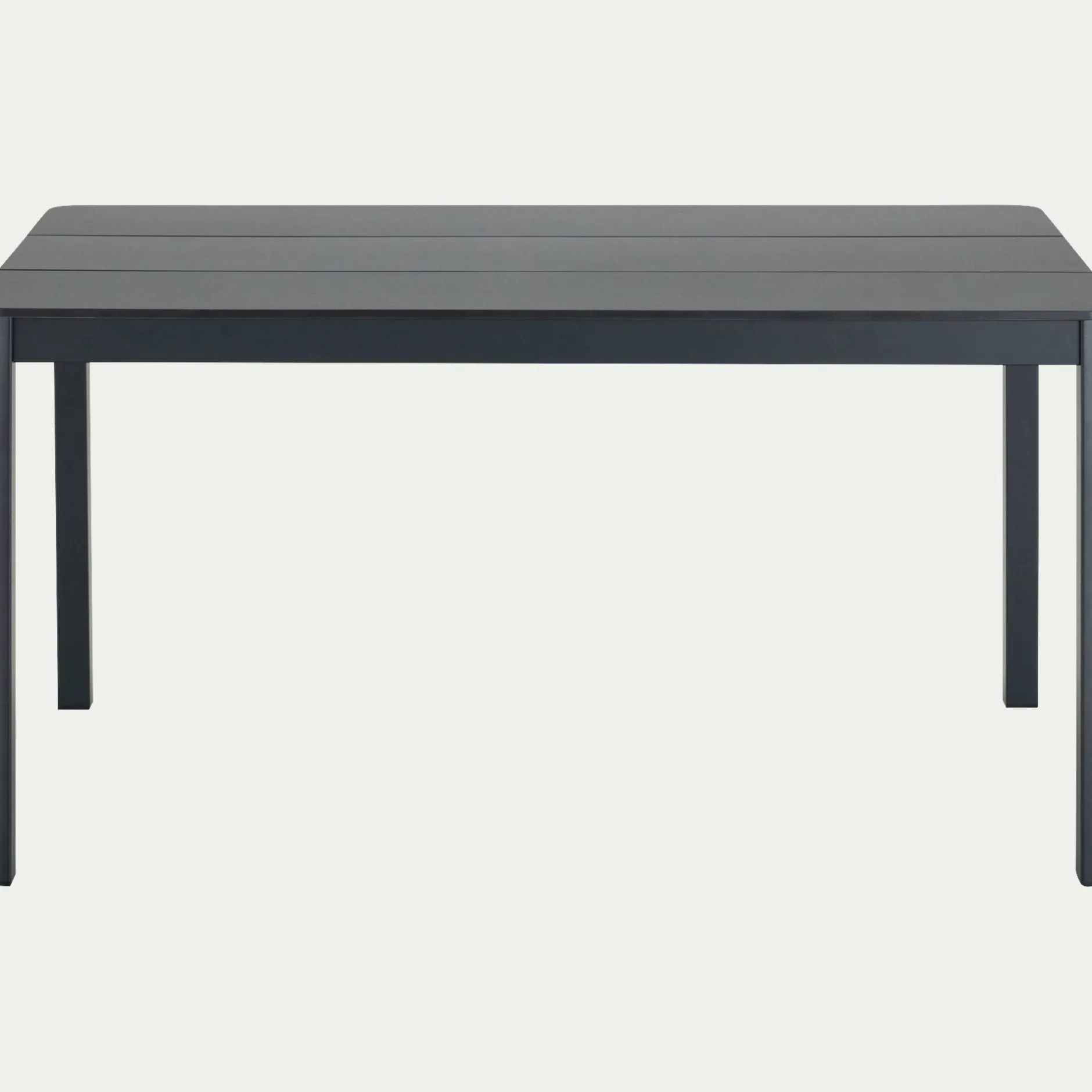 Table De Jardin*alinea Table de repas jardin en aluminium et duraboard - (6 places) Noir