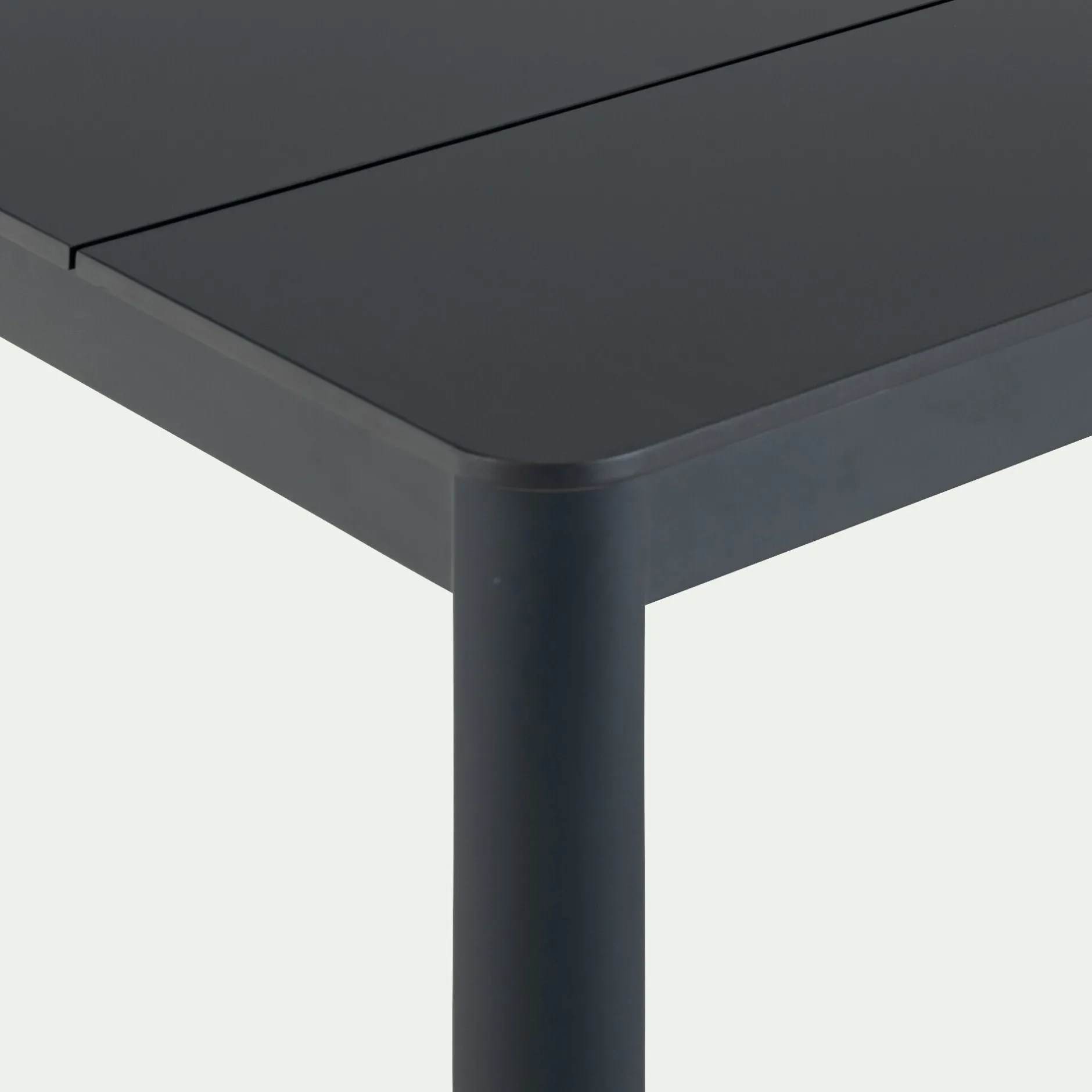 Table De Jardin*alinea Table de repas jardin en aluminium et duraboard - (6 places) Noir