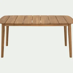 Table De Jardin*alinea Table de repas jardin en acacia - bois clair (6 places)