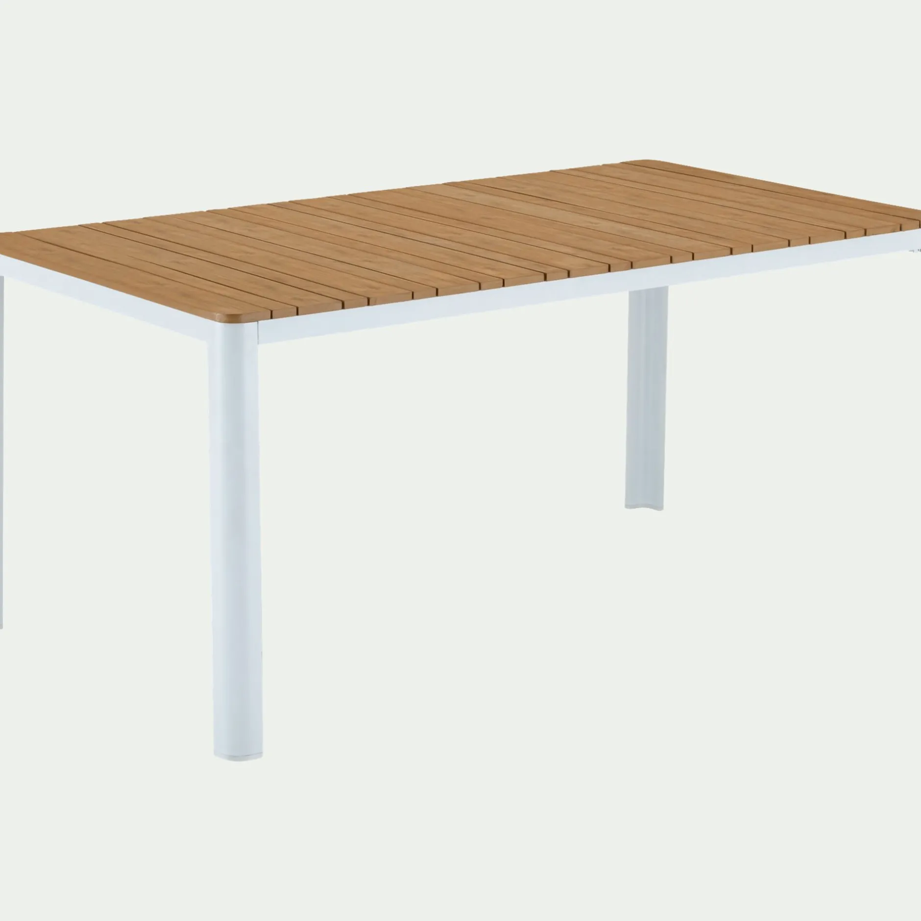 Table De Jardin*alinea Table de repas jardin en aluminium et polywood- (6 places) Blanc