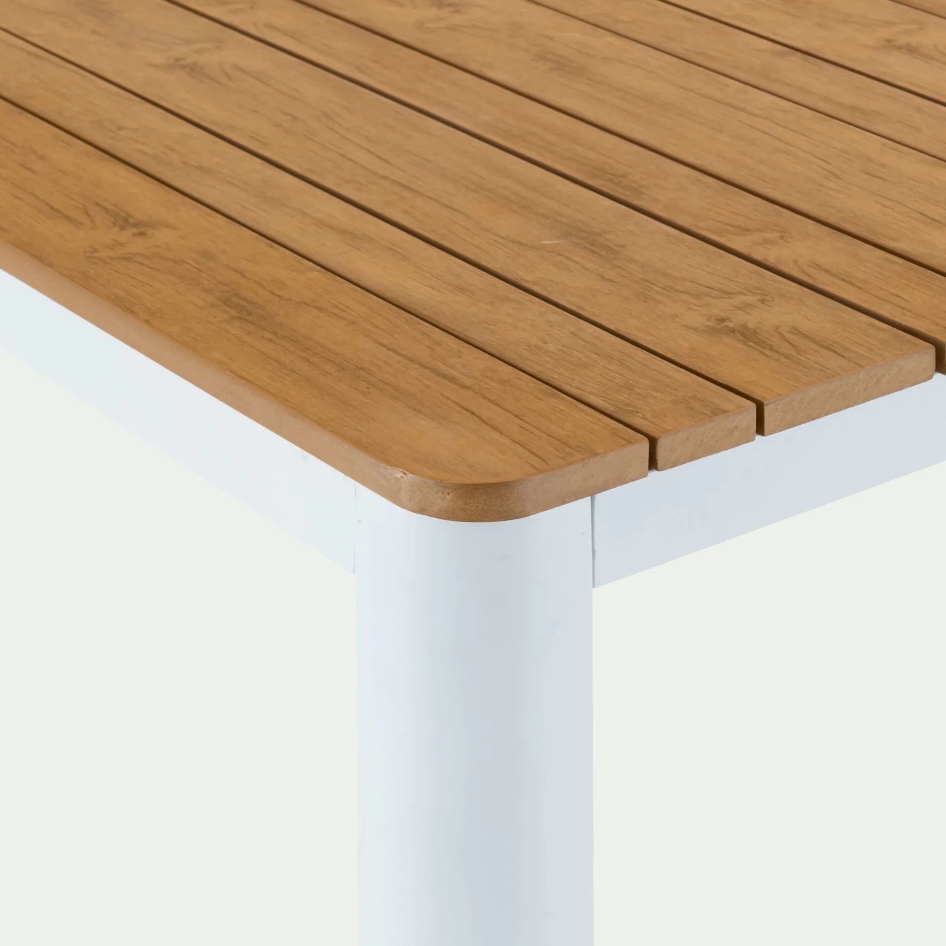 Table De Jardin*alinea Table de repas jardin en aluminium et polywood- (6 places) Blanc