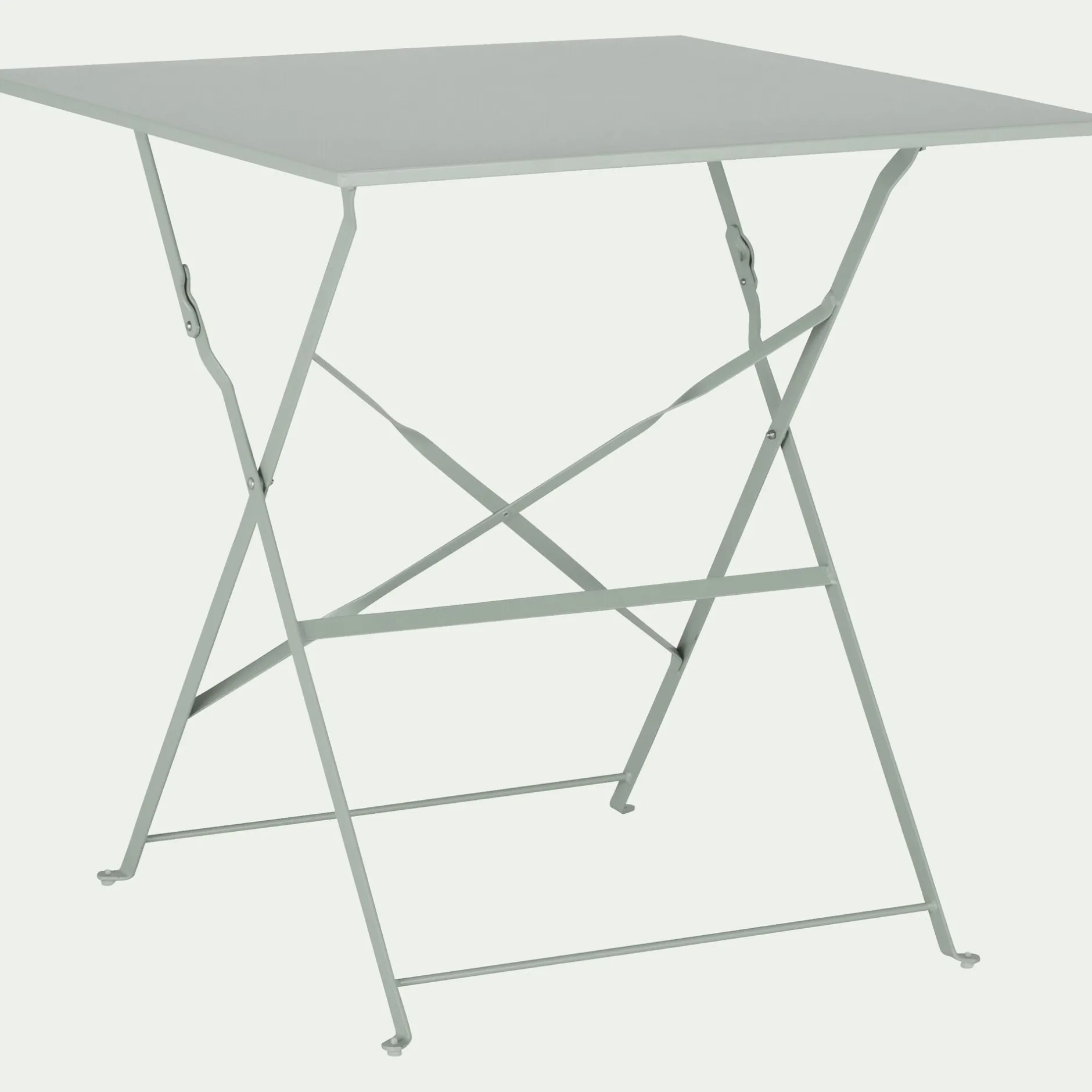 Table De Jardin*alinea Table de repas jardin pliante en acier - olivier (2 places) Vert