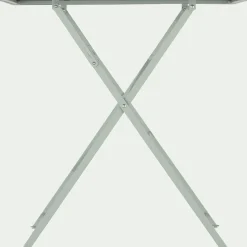 Table De Jardin*alinea Table de repas jardin pliante en acier - olivier (2 places) Vert