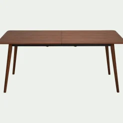 Table Extensible|Table De Salle À Manger*alinea Table de repas rectangulaire extensible en bois - (8 à 10 places) Bois foncé