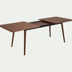 Table Extensible|Table De Salle À Manger*alinea Table de repas rectangulaire extensible en bois - (8 à 10 places) Bois foncé