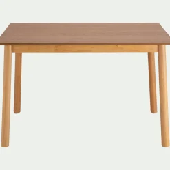 Table De Salle À Manger*alinea Table de repas rectangulaire en chêne et hévéa - (6 places) Bois clair