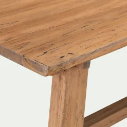Table De Salle À Manger*alinea Table de repas rectangulaire en bois de teck - (8 places) Bois clair
