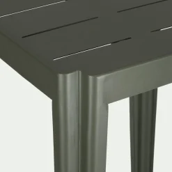 Table Haute De Jardin|Table De Jardin*alinea Table haute de jardin en acier - cèdre (2 places) Vert