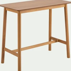 Table Haute Et Bar|Table De Salle À Manger*alinea Table haute rectangulaire en chêne et hévéa - (6 places) Bois clair