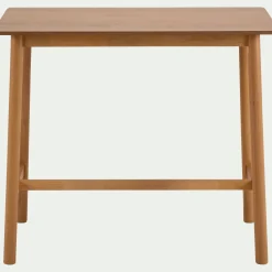 Table Haute Et Bar|Table De Salle À Manger*alinea Table haute rectangulaire en chêne et hévéa - (6 places) Bois clair