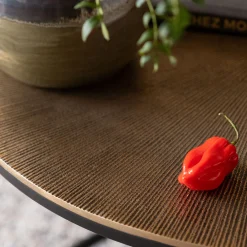 Table Basse*alinea Tables basses gigognes en métal - Doré