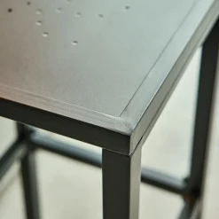 Tabouret Haut De Bar*alinea Tabouret de bar en acier - H74cm Noir