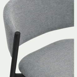 Tabouret Haut De Bar*alinea Tabouret haut de repas en tissu H66cm - Gris