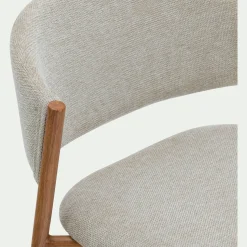 Tabouret Haut De Bar*alinea Tabouret haut de repas en tissu H66cm - Beige