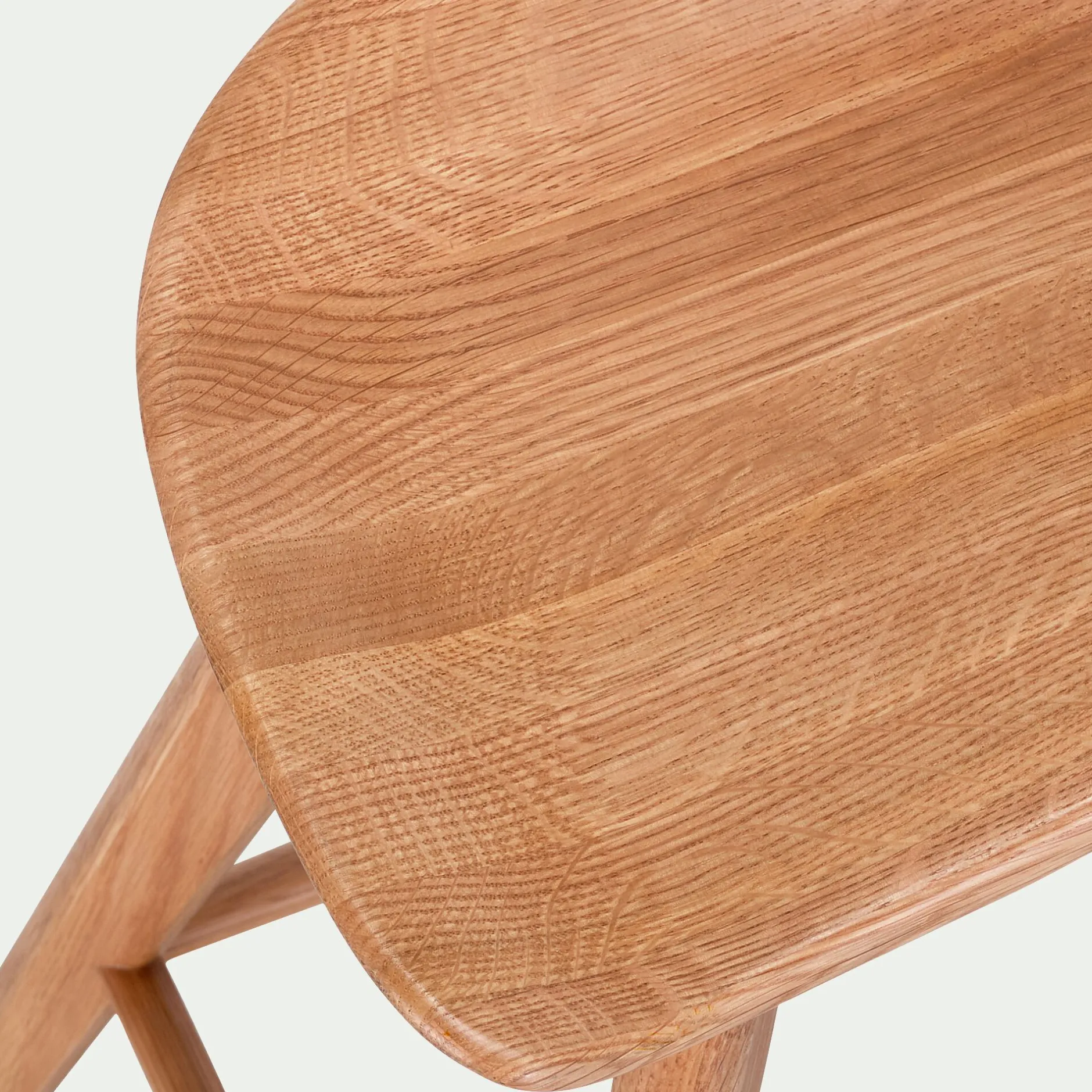 Tabouret Haut De Bar*alinea Tabouret haut en chêne massif H66cm - Bois clair