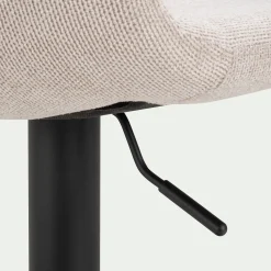 Tabouret Haut De Bar*alinea Tabouret haut en tissu H114cm - Beige