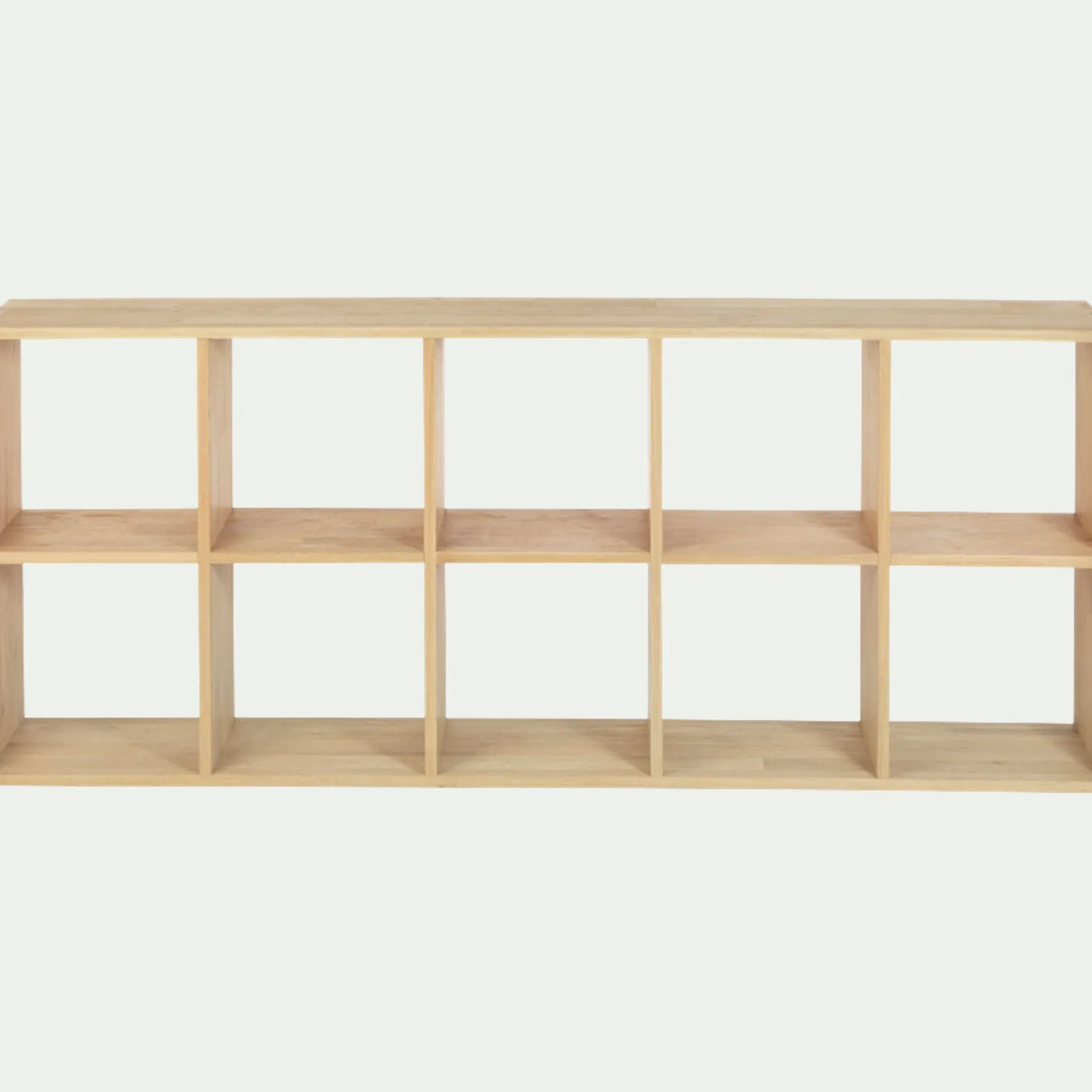 Rangement À Composer|Bibliothèque Et Étagère*alinea Étagère 10 cases en chêne Bois clair