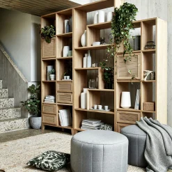 Rangement À Composer|Bibliothèque Et Étagère*alinea Étagère 10 cases en chêne Bois clair