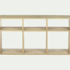 Rangement À Composer|Bibliothèque Et Étagère*alinea Étagère 6 cases en chêne - Bois clair