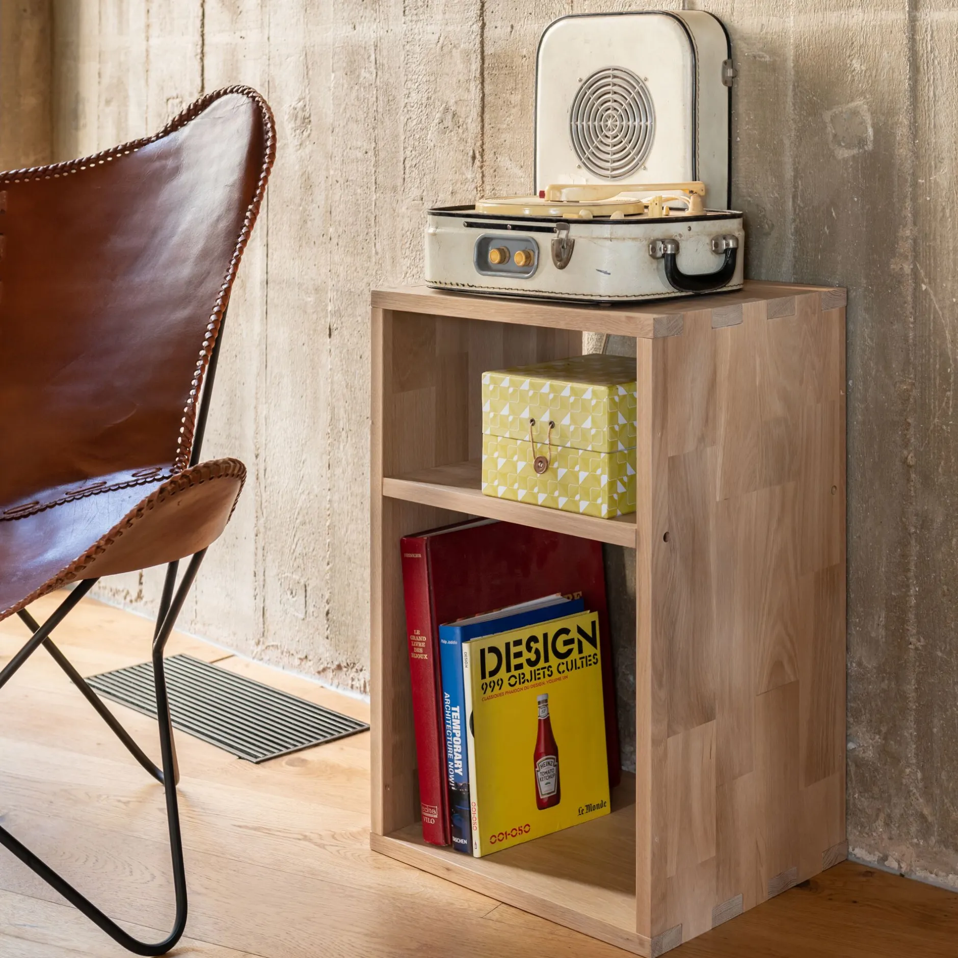 Rangement À Composer|Bibliothèque Et Étagère*alinea Étagère 2 cases en chêne - Bois clair