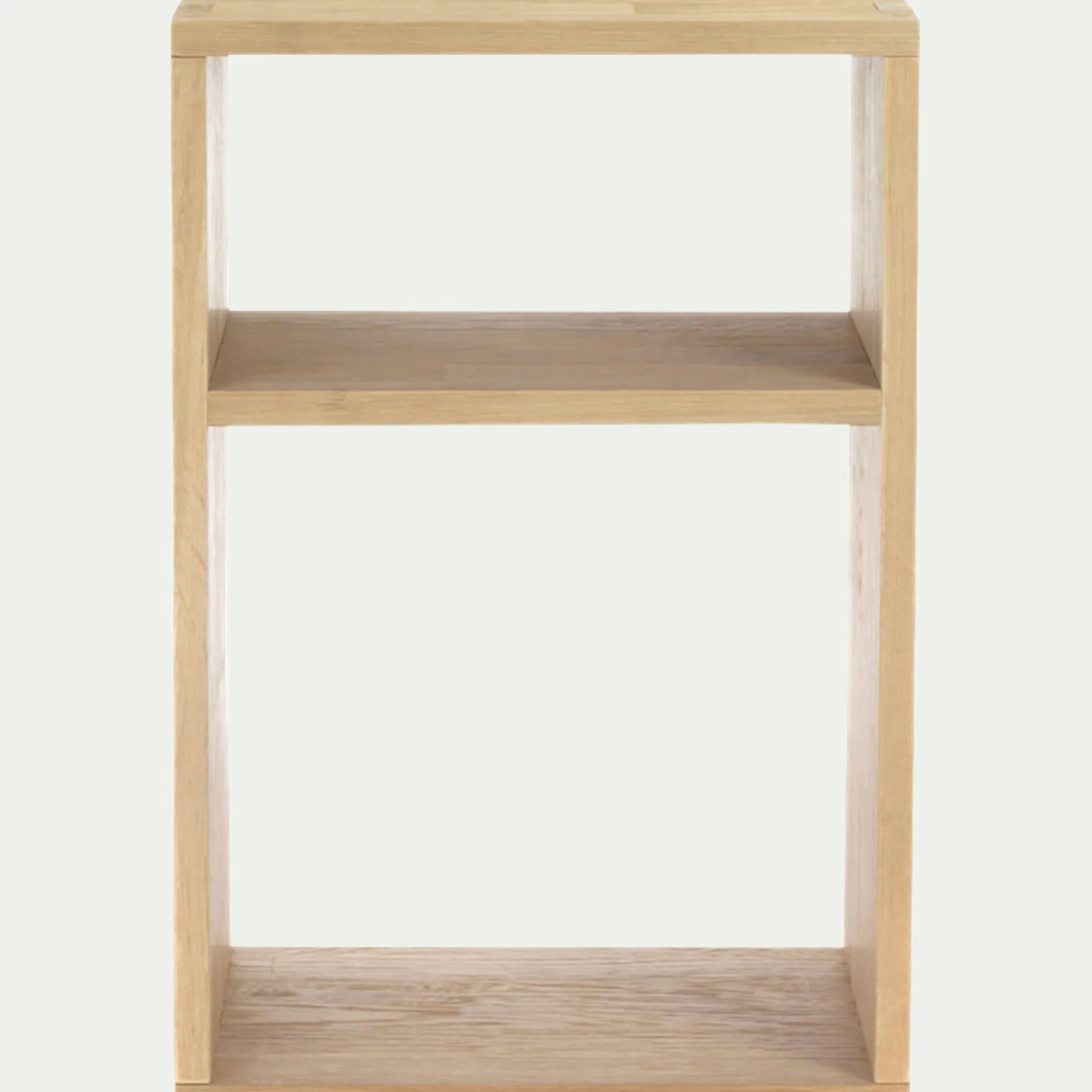 Rangement À Composer|Bibliothèque Et Étagère*alinea Étagère 2 cases en chêne - Bois clair