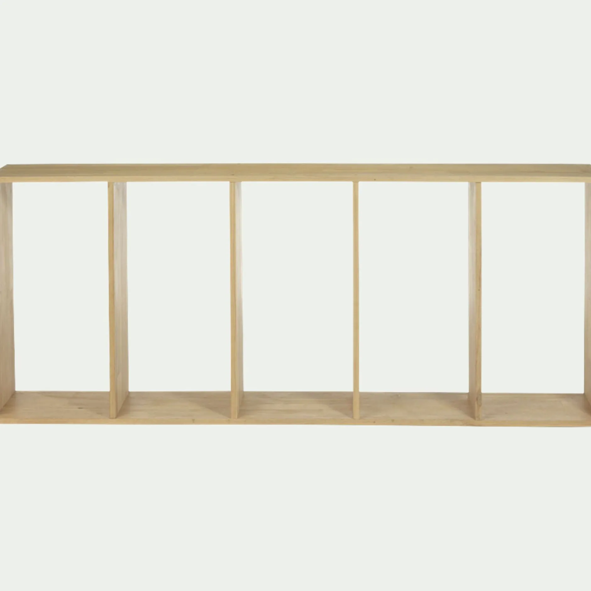 Rangement À Composer|Bibliothèque Et Étagère*alinea Étagère 5 tablettes en chêne - Bois clair
