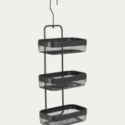 Accessoire De Salle De Bain|Rangement De Salle De Bain*alinea Étagère de douche en acier - Noir