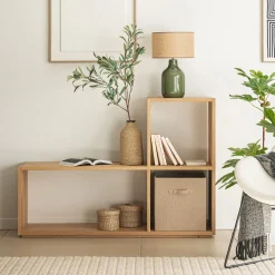 Rangement À Composer|Bibliothèque Et Étagère*alinea Étagère en L en chêne Bois clair