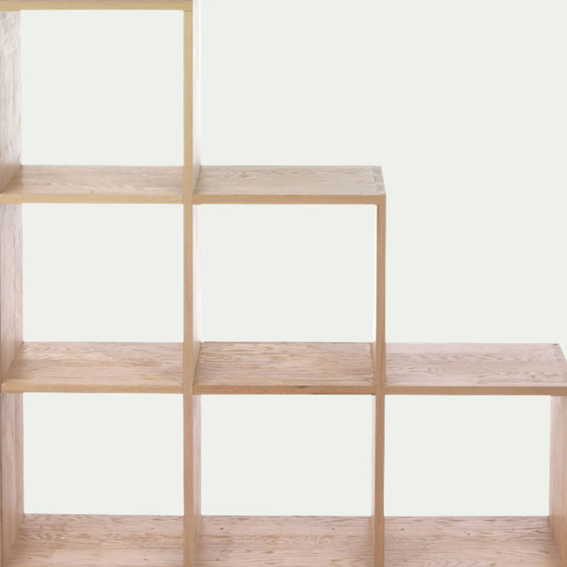 Rangement À Composer|Bibliothèque Et Étagère*alinea Étagère escalier en chêne - Bois clair