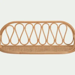 Matelas Enfant|Déco Murale*alinea Étagère murale décorative en rotin - L61xH21cm Naturel