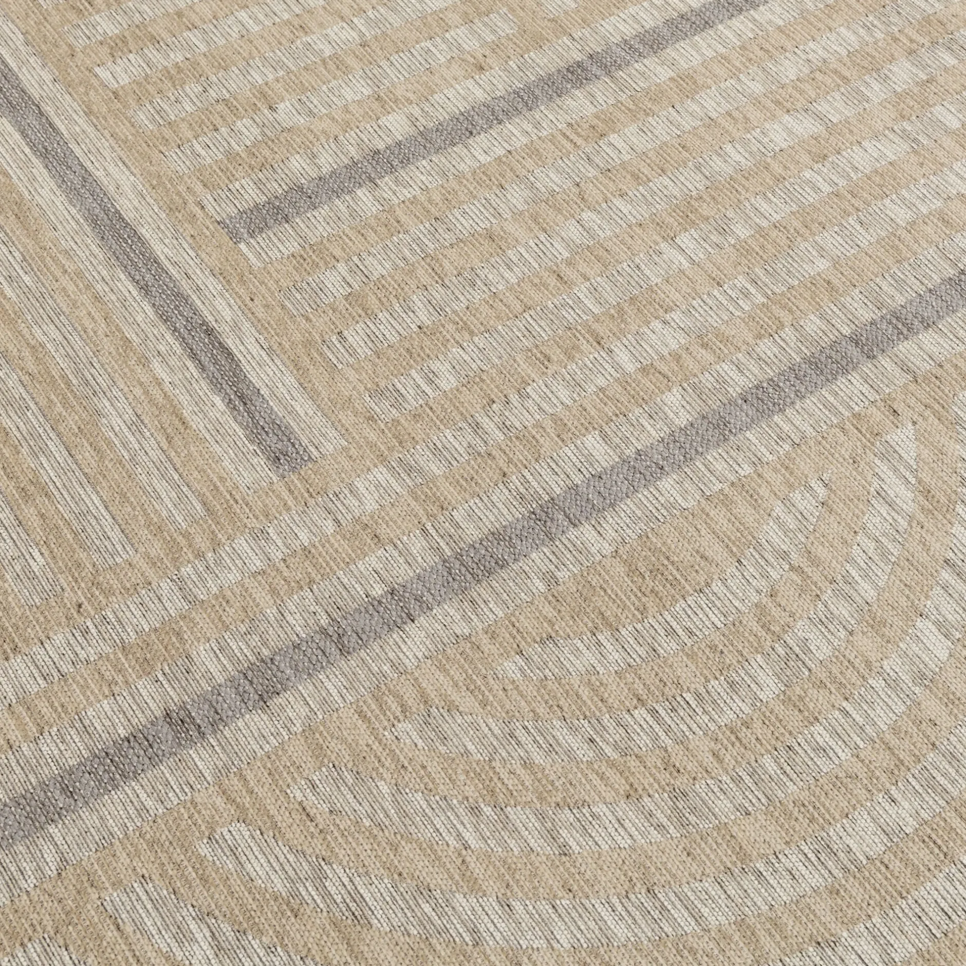 Tapis De Salon*alinea Tapis à motif contemporain 200x290cm - Beige