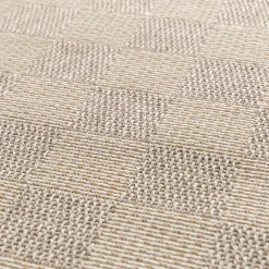 Tapis De Salon*alinea Tapis à motif damier 120x170cm - Beige