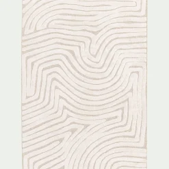 Tapis De Salon*alinea Tapis à motif organique 200x290cm - Beige