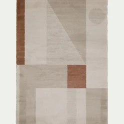 Tapis De Salon*alinea Tapis à motifs géométriques - 120x170cm Beige