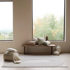 Tapis En Laine|Tapis De Salon*alinea Tapis à motifs organiques 160x230cm - Beige