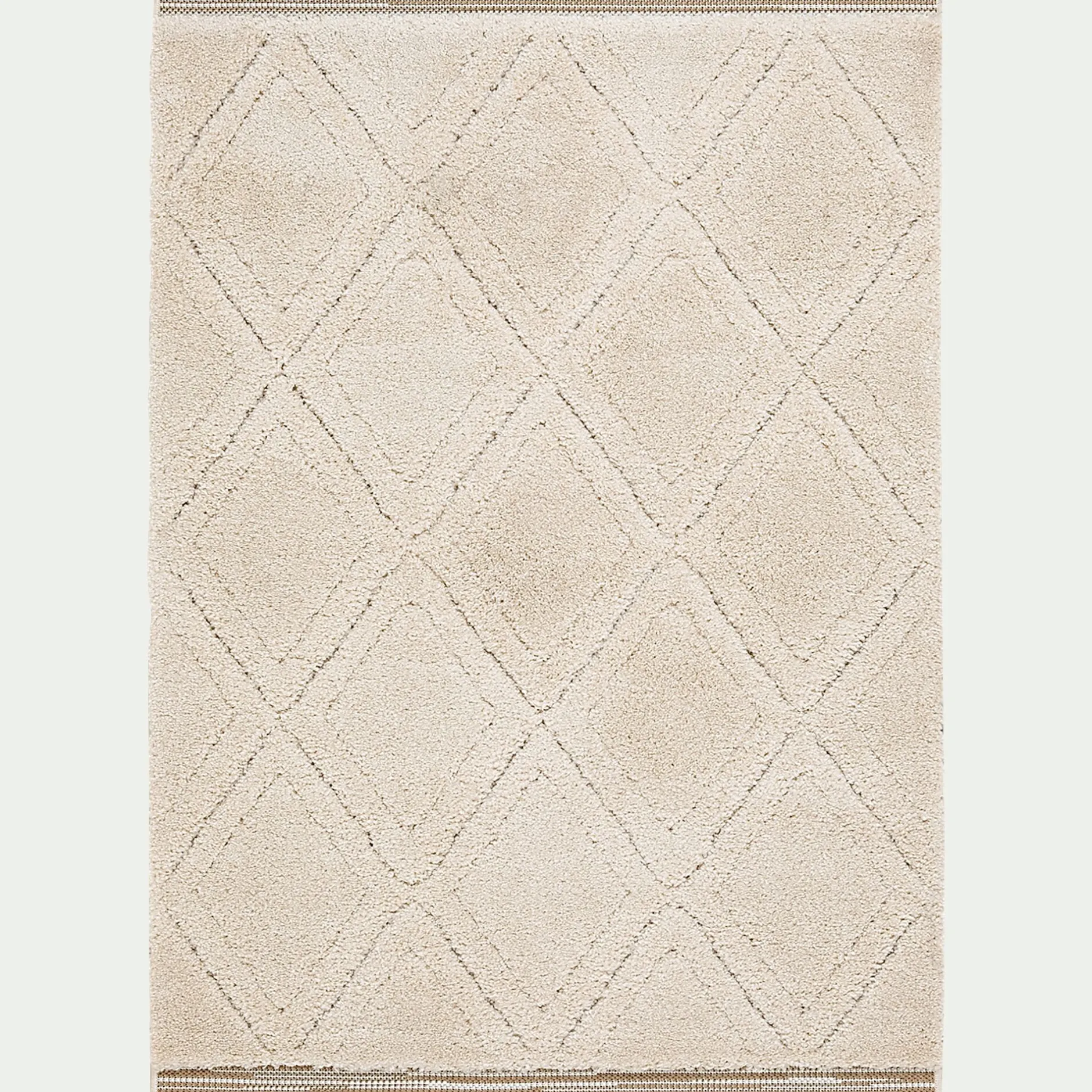 Tapis De Salon|Tapis Berbère*alinea Tapis à poils longs style berbère 160x230cm - Blanc