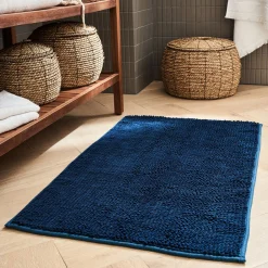Accessoire De Salle De Bain*alinea Tapis de bain antidérapant 50x80cm - figuerolles Bleu