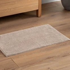 Tapis De Bain|Accessoire De Salle De Bain*alinea Tapis de bain antidérapant 50x80cm - roucas Beige