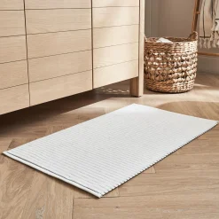 Tapis De Bain*alinea Tapis de bain en coton - ventoux 50x80cm Blanc