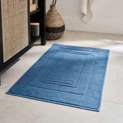 Tapis De Bain*alinea Tapis de bain en coton - figuerolles 50x80cm Bleu