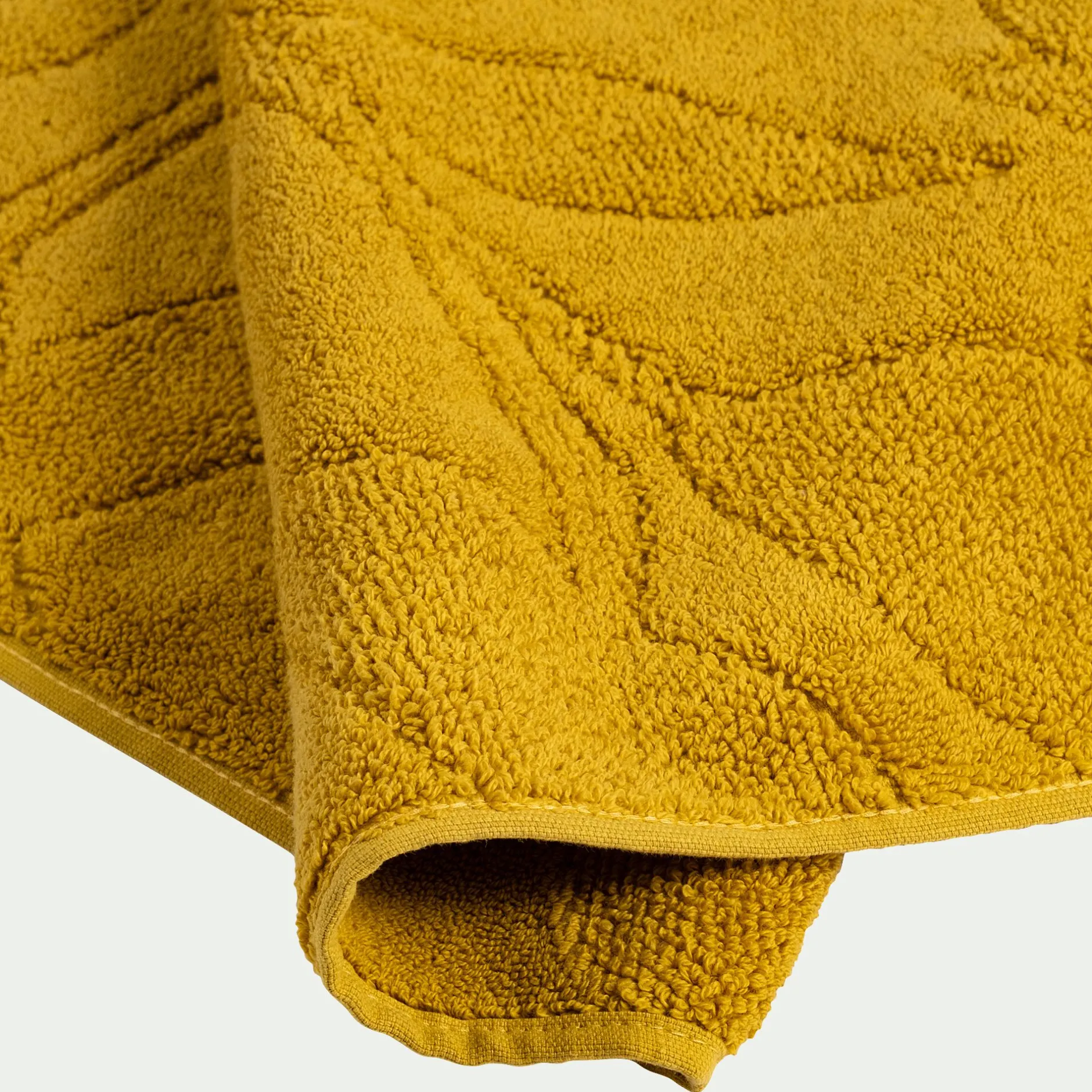 Tapis De Bain*alinea Tapis de bain en coton - argan 50x80cm Jaune