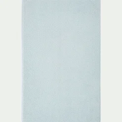 Tapis De Bain*alinea Tapis de bain en coton bio - 50x80cm Bleu
