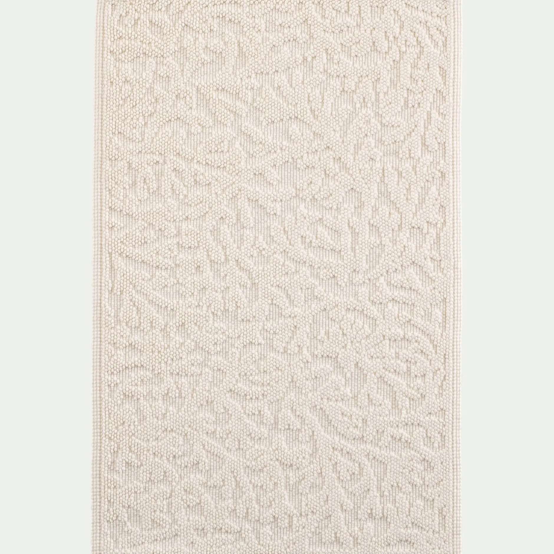 Tapis De Bain*alinea Tapis de bain en coton jacquard 50x80cm - ventoux Blanc